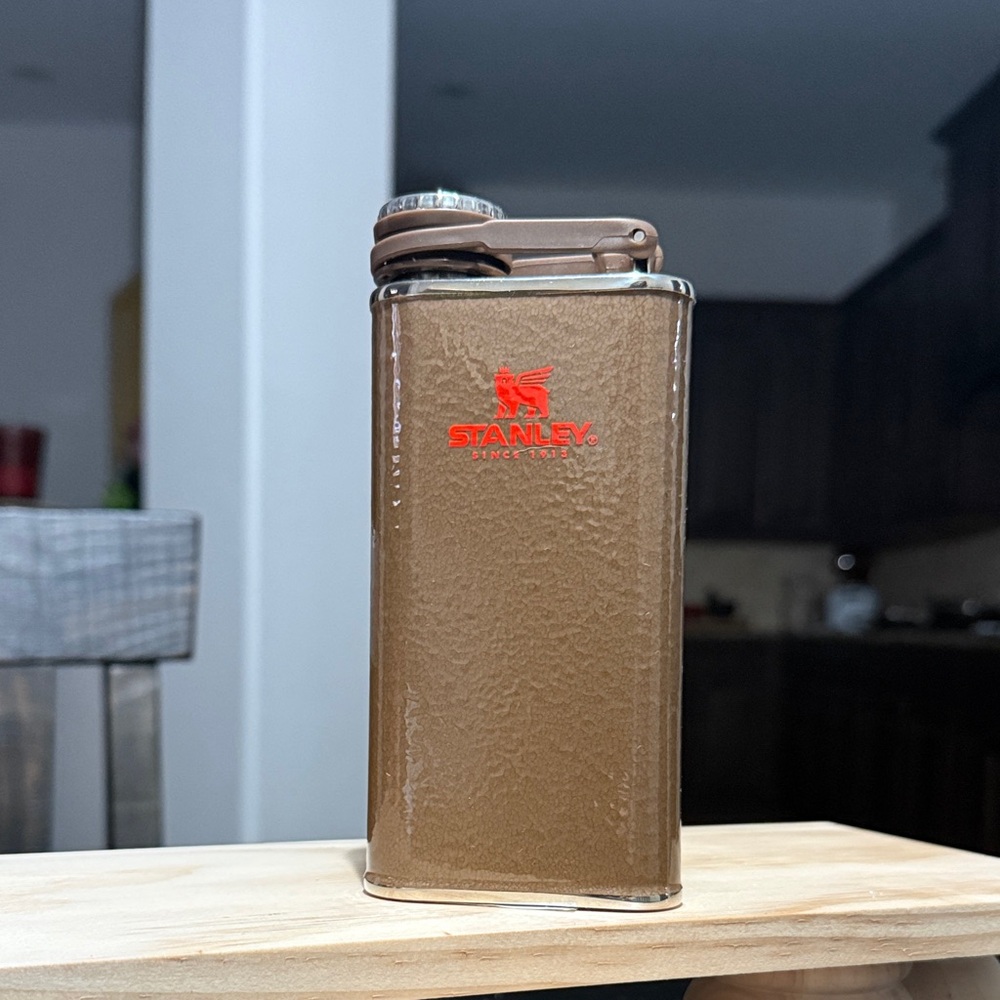 Post Malone Stanley Classic Brown Flask with Red Logo